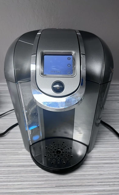 Keurig 2.0 Brewing System K2.0-500 Brewer Coffee Maker Touchscreen Digital Gray