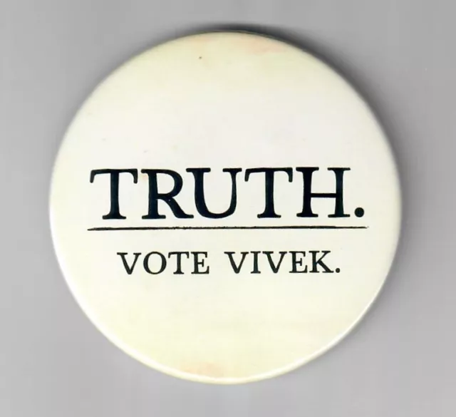 OFFICIAL VIVEK RAMASWAMY 2024 Presidential Campaign Button from Iowa