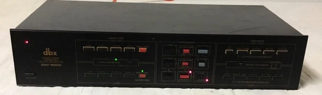 VINTAGE DBX DAV-600G Audio Video Program Route Selector $59.00