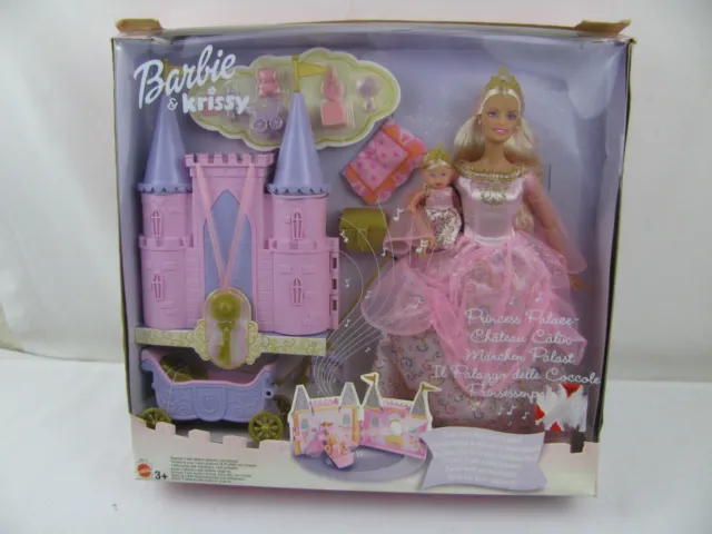 505| Barbie und Krissy - Märchen Palast Spielset Mattel - unbespielt + OVP