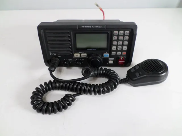 ICOM IC-M602 Marine DSC VHF Transceiver with Detachable Mic - Tested*