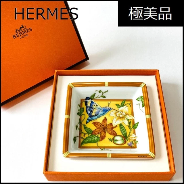 HERMES　エルメス　シエスタ　アッシュトレイ　スクエア　ミニプレート HERMES SIESTA TRAY Small Plate Ashtray Ceramic $426.59