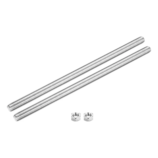 FULLY THREADED ROD M14 x 300mm 2mm Pitch 304 Stainless Steel Right ...