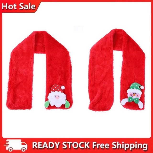 Sciarpe Natale Babbo Natale Costume Decorazioni Ornamento Babbo Natale