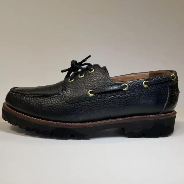 NEW GRENSON MEN’S Dempsey Black Deck Shoes Size 10 $97.86 - PicClick