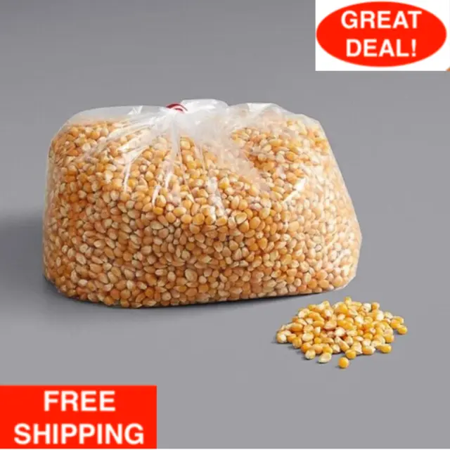 5 lb. Bulk Extra Large Yellow Mushroom Popcorn Kernels Non-GMO Made in USA