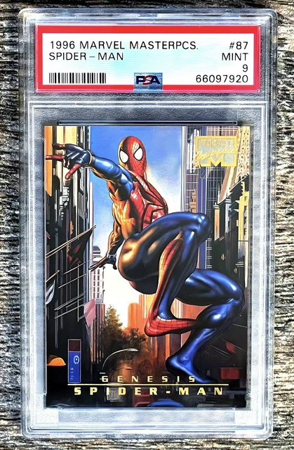 Low Pop 17 Rare 6 Higher | 1996 Marvel Masterpieces Spiderman #87 New Slab Psa 9