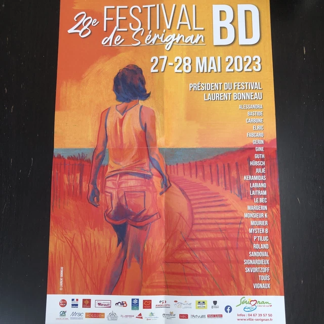 Affiche Poster Festival BD Courcelles 2006 - Format 60x80cm - Neuf - Collection
