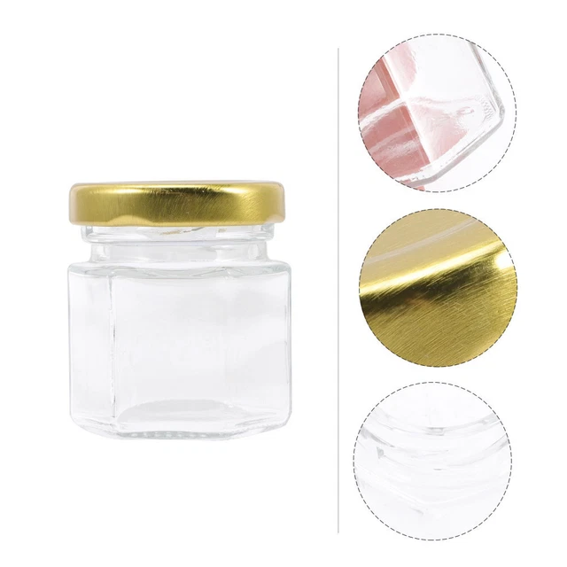 3 pz barattoli per condimento bottiglia di miele barattoli di vetro borosilicato barattoli scatola per sole