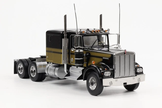 Kenworth Aerodyne Azul Camión Kenworth K100 Aerodyne 1976 | Modelo A Escala 1:18, Azul Metálico, Road Kings RK180144 Kenworth K100 Aerodyne Azul