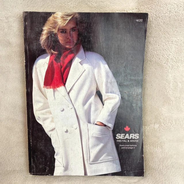 VINTAGE 1985 SEARS Fall & Winter Catalog Fashion Furniture Electronics