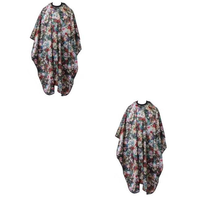2 Pcs Waterproof Hair Cape Polyester Haircut Cutting Salon Unisex