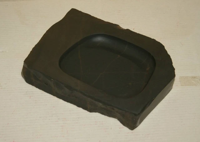 Ink Stone Suzuri Japanese Vintage Calligraphy Tool S415
