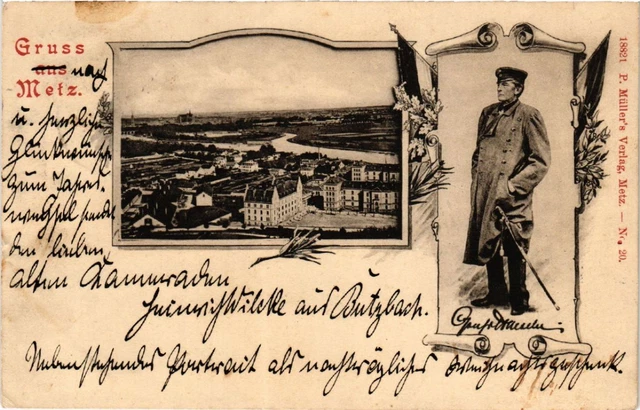 CPA AK Gruss aus METZ (454460)