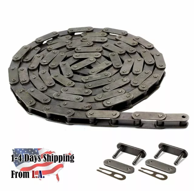 #C2050 Conveyor Roller Chain 10 Feet with 1 Connecting Link