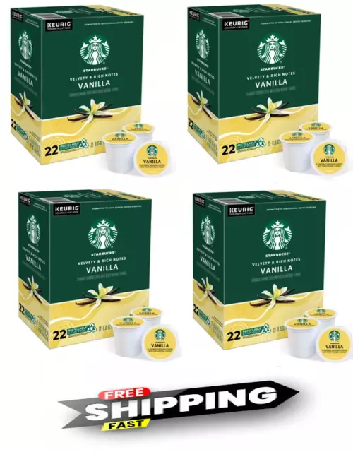 Keurig Starbucks Vanilla Coffee K-cups 88 Count