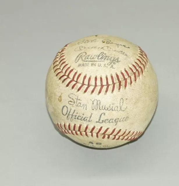 Early 1960S Mickey Mantle Stan Musial Etc Rawlings Facsimile Signature Baseball* Early 1960S Mickey Mantle Stan Musial Etc Rawlings Facsimile Signature Baseball*