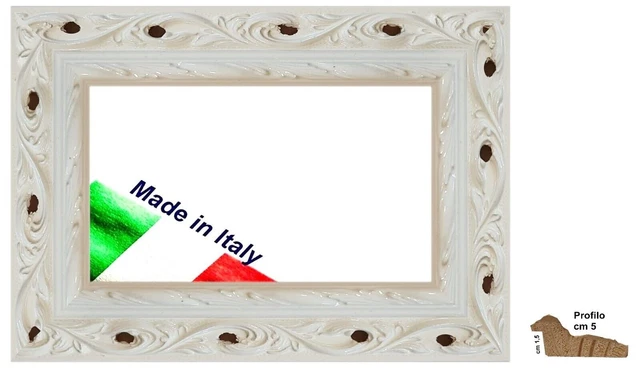 Cornice Foto RK Argento Con Filo Nero - 42x50 Cm, Passepartout - Foto 8