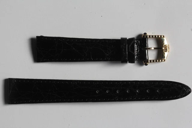 Bracelet De Montre RAYMOND WEIL En Croco Gris - 18 Mm - Modèle 52125 - Occasion