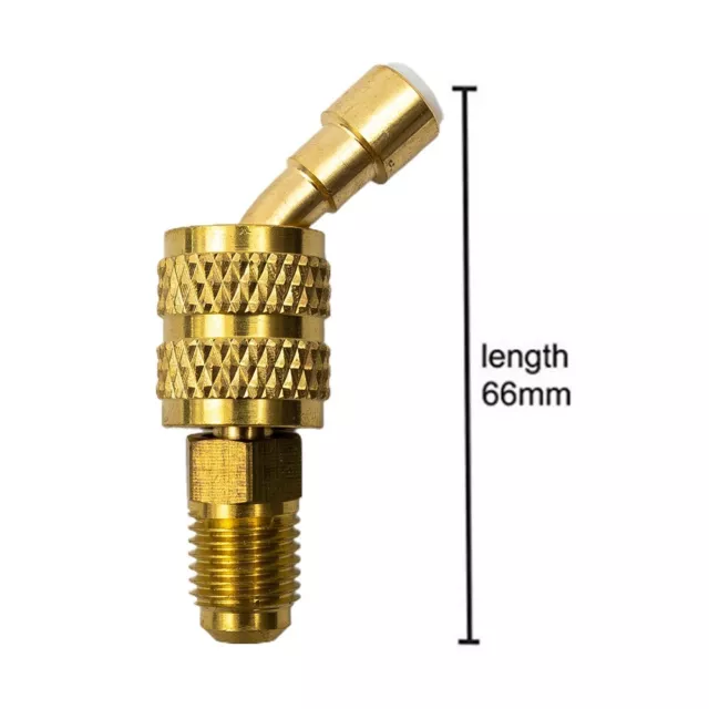 1/4 mâle à 5/16 femelle SAE R410A adaptateur système de CVC 12 mm pour le der