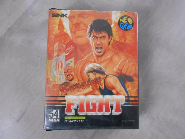 Burning Fight | Neo Geo AES | Japanese Box & Manual | Etat Satisfaisant 