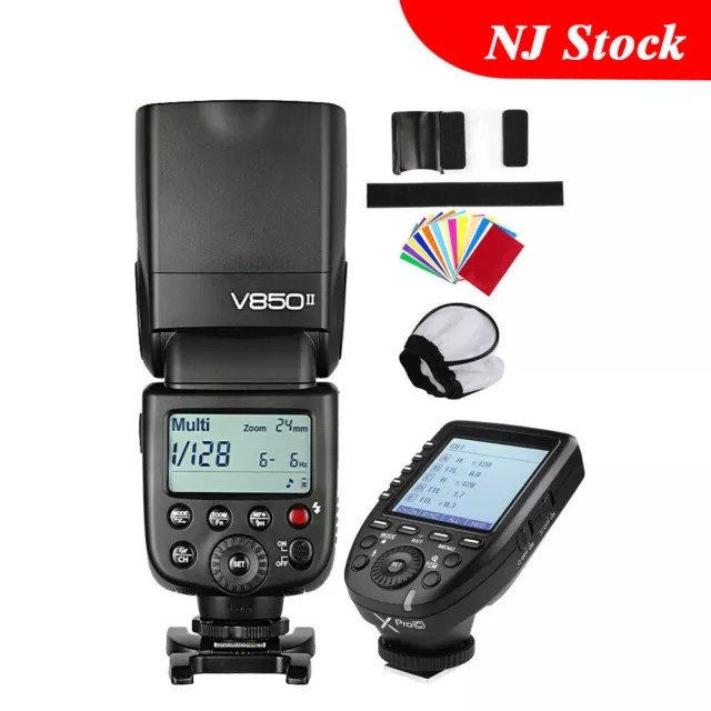 Godox V850II Camera Flash Speedlite 2.4G Xpro Transmitter For Canon Fuji Sony