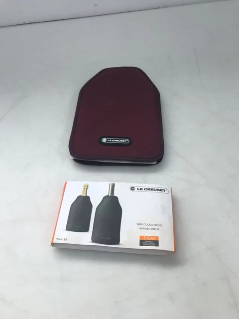Le Creuset Aktiv-Weinkuehler fuer Wein oder Champagner, Burgundy, Stoff
