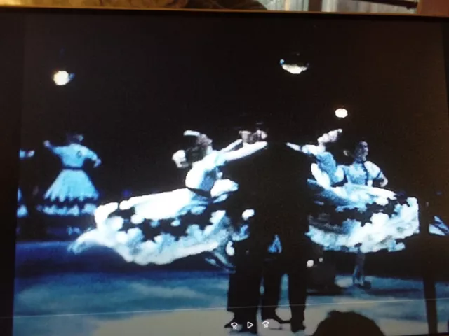 Carrete de película para casa de 8 mm capas de hielo pista de patinaje acción de cerca color A42