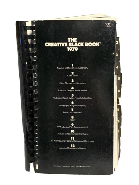 定価20000円THE ＣＲＥＡＴＩＶＥ　BLACK BOOK 1988 THE CREATIVE BLACK Book The Creative Black Book 1988