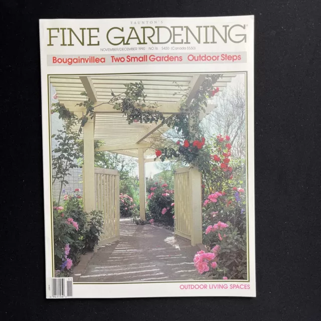 Taunton's Fine Gardening Nov/Dec 1990 No16 Summer Color Roses Wisteria Ground Co