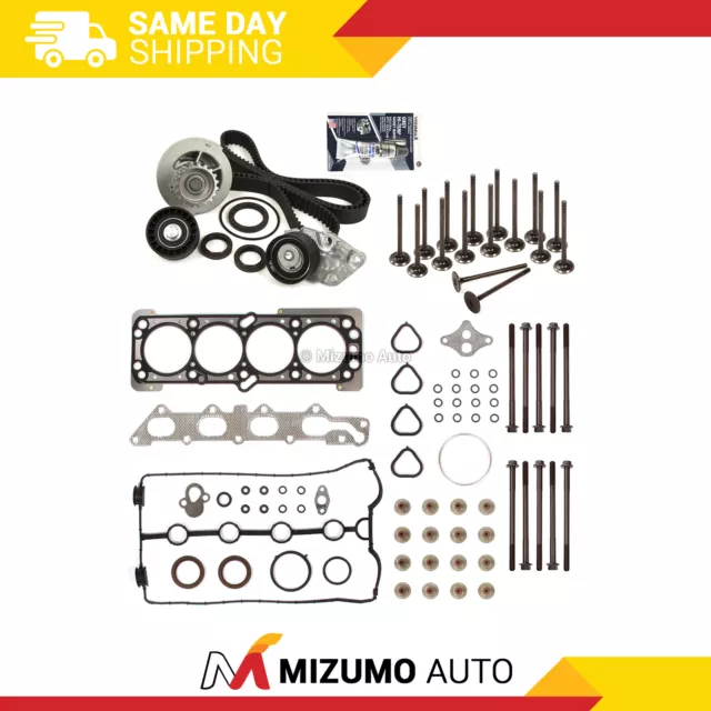 Head Gasket Set Valves Timing Belt Kit Fit 06-08 Chevrolet Aveo Aveo5 1.6L DOHC