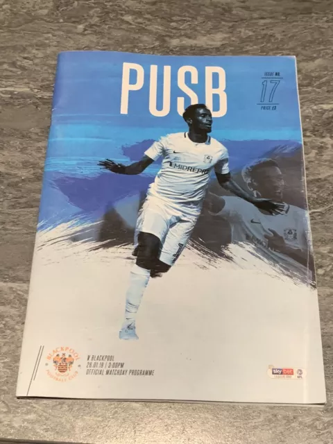 Coventry City v Blackpool  Programme League 1  2019