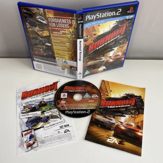 Burnout Revenge PS2 PlayStation 2 PAL Complete With Manual Driving Racing Game