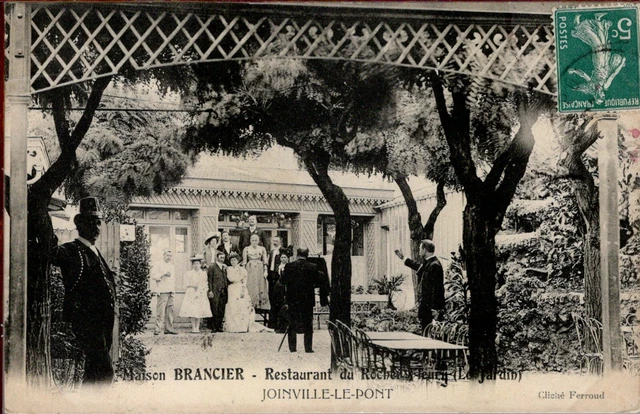 CPA - 94 - JOINVILLE-LE-PONT - Maison Brancier - Restaurant du Rocher Teury