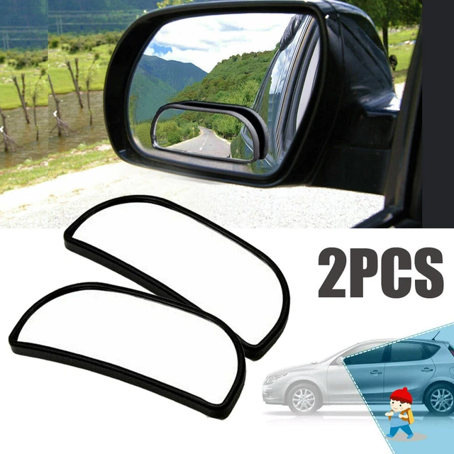 2x Blind Spot Mirror 360° Wide Angle Convex Rear Side View Truck Car Accessories