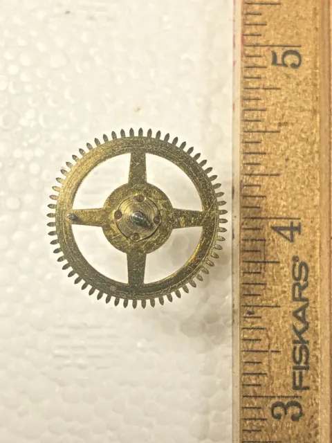 Old Junghans Clock Movement Strike Side 5th Wheel (See Pics To ID Mvmt) (K9735)