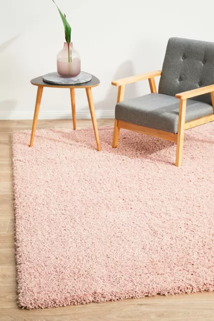 PANDORA LUXURY PINK Modern Shag Rug Large Floor Mat Carpet FREE DELIVERY*