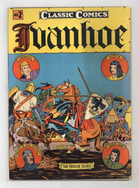 Classics Illustrated 002 Ivanhoe #4 GD/VG 3.0 1942