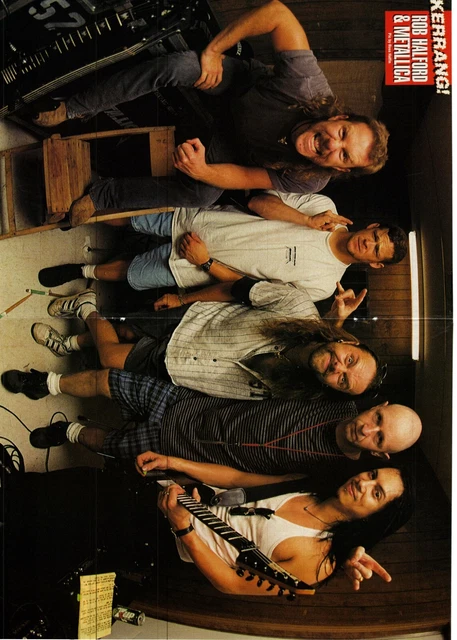 Tpot138 Pull Out Poster 16X11 Rob Halford & Metallica
