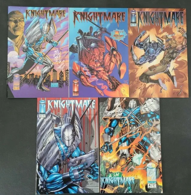 Knightmare #0 1 2 3 4 (1995) Image Comics Set Of 5 Issues! Rob Liefeld! Mychaels