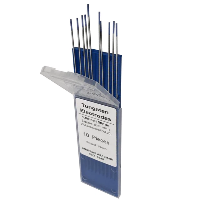 10 pz/1 elettrodi tungsteno horiated forniture per saldatura tig