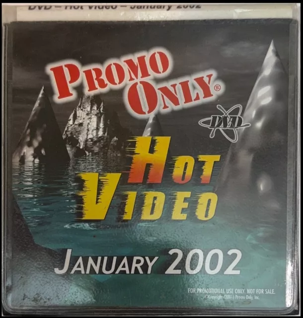 Promo Only DVD - January 2002 - Hot Video Official Music Videos Released 01/02