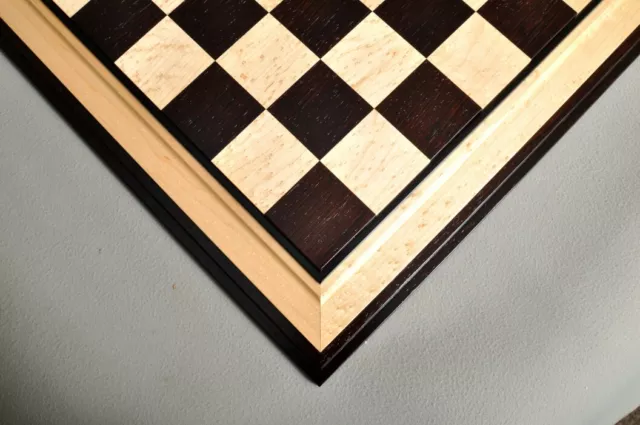 Signature III Luxury Chess board 2.5" AFRICAN PALISANDER / BIRD'S EYE MAPLE 3