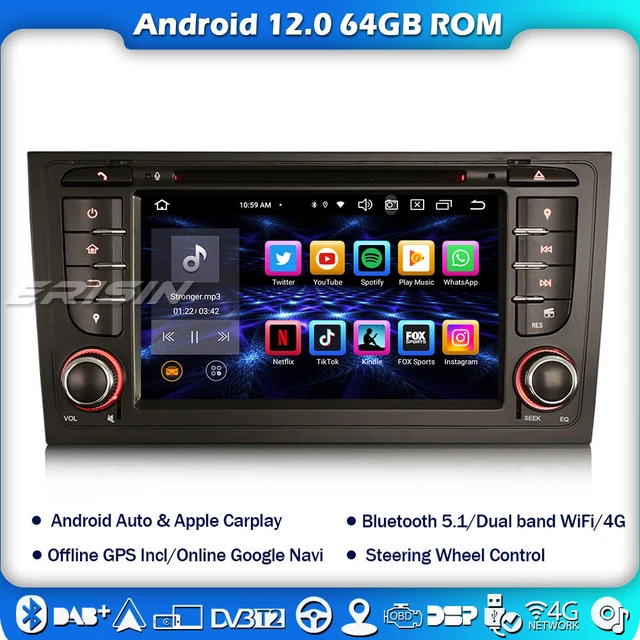 Ad 10.0 Navi DSP Car S WiFi Cy BT R Audi A3 S3 RS3 RNSE-PU C $130.08 
