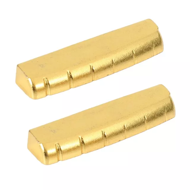 2X Guitar Brass for Acoustic or ,Gold E6T1