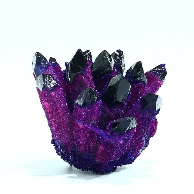 300g+ New Find Purple Phantom Quartz Crystal Cluster Mineral Specimen Healing