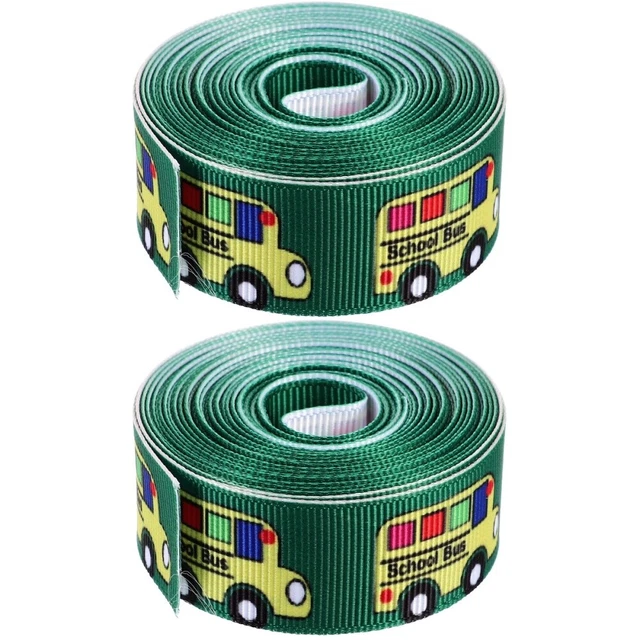 2 Rollgift box ribbon en tragbar klein Haushalt sicher Band Geschenkband Pro Par