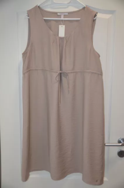 ESPRIT Maternity Dress WVN Sl Kleid Umstandskleid Schwangerschaft beige 44 neu