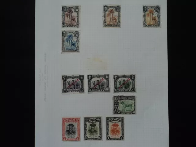 Old NYASSA Postage Stamp Collection