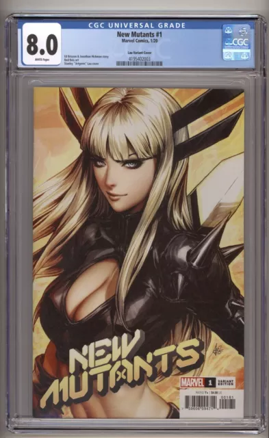 New Mutants #1 CGC 8.0 (2020) Stanley Artgerm Lau Variant Cover